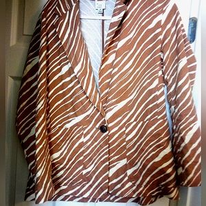 Zebra blazer